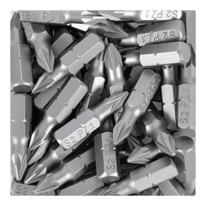 Grand pack d'embouts STIER Pozidriv PZ1