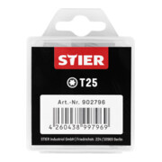 Grand pack d'embouts STIER TORX® T25