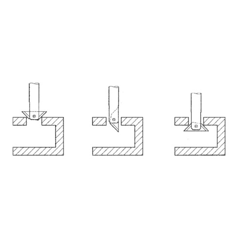 GRATTEC Ébavureur inversé pour trous, diamètre 10-22 mm