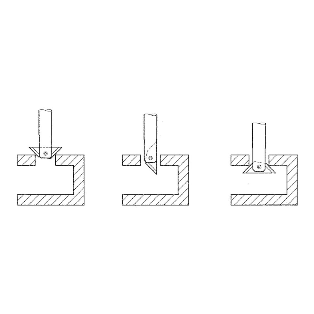 GRATTEC Ébavureur inversé pour trous, diamètre 10-22 mm