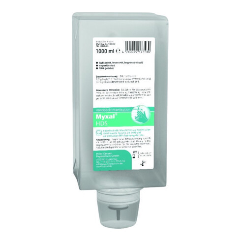GREVEN Myxal HDS Désinfection des mains Flacon 1L