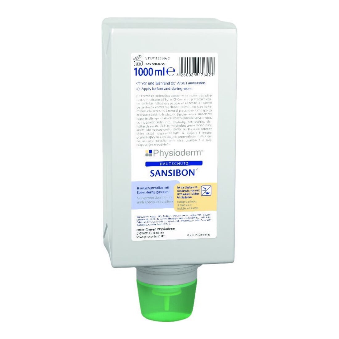 GREVEN Sansibon® Crème protectrice soluble dans l'eau 1L flacon pliable