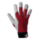 Gants Leipold + Döhle avec dos en nappa de chèvre et velcro rouge-1
