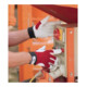 Gants Leipold + Döhle avec dos en nappa de chèvre et velcro rouge-2