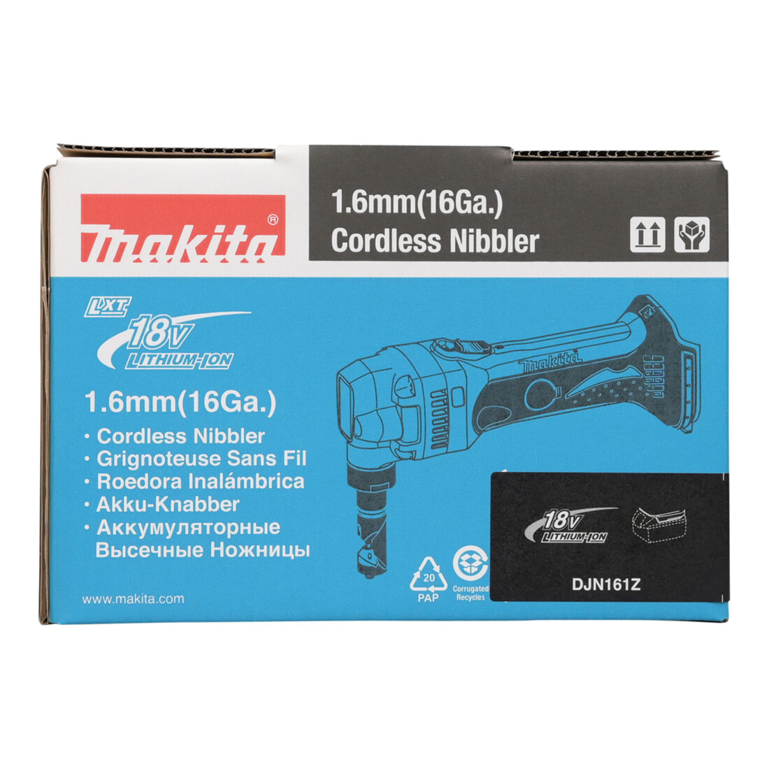 Grignoteuse sans fil Makita DJN161Z Version Solo