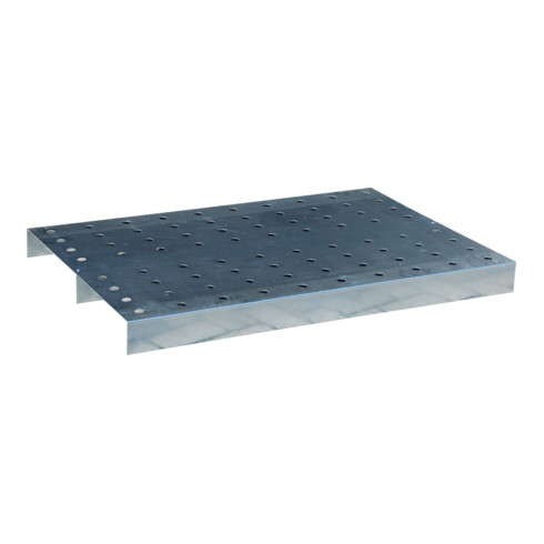 Grille perforée Bauer Südlohn en tôle perforée, zinguée