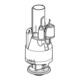 Grohe 2-Mengen-Ablaufventil für Wandeinbau-Spülkästen 6 l/3 l-4