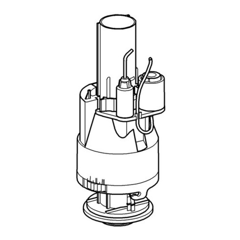 Grohe 2-Mengen-Ablaufventil für Wandeinbau-Spülkästen 6 l/3 l