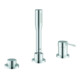 Grohe 3-Loch-Wannenkombination Essence chrom, mit Handbrause-1