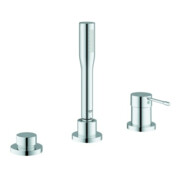 Grohe Essence combinaison baignoire 3 trous chrome, avec douchette à main