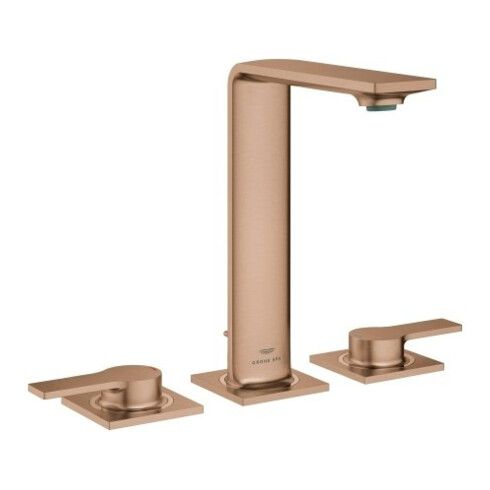 Grohe 3-Loch-Waschtischarmatur Allure 1/2", Standmont., warm sunset gebürstet