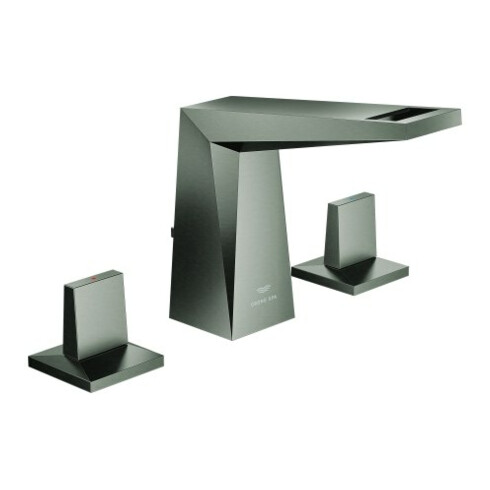 Grohe 3-Loch-Waschtischarmatur Allure Brilliant 1/2", hard graphite gebürstet