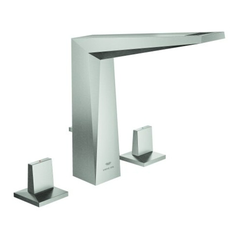 Grohe 3-Loch-Waschtischarmatur Allure Brilliant 1/2", L-Size, supersteel