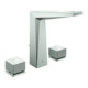 Grohe 3-Loch-Waschtischarmatur Allure Brilliant P. Coll. 1/2", L, Griffe mit Einlage, supersteel-1