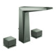 Grohe 3-Loch-Waschtischarmatur Allure Brilliant P. Coll. 1/2", L, m geränd. Griffen, h gr geb.-1