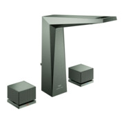 Grohe 3-Loch-Waschtischarmatur Allure Brilliant P. Coll. 1/2", L, m geränd. Griffen, h gr geb.