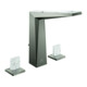 Grohe 3-Loch-Waschtischarmatur Allure Brilliant P. Coll. 1/2", L, Trapezgriffe m Einl., h gr geb.-1