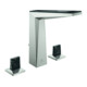 Grohe 3-Loch-Waschtischarmatur Allure Brilliant P. Coll. 1/2", L, Trapezgriffe m Einl., superst.-1