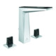 Grohe 3-Loch-Waschtischarmatur Allure Brilliant P. Coll. 1/2", L, Trapezgriffe mit Einlage, chrom-1