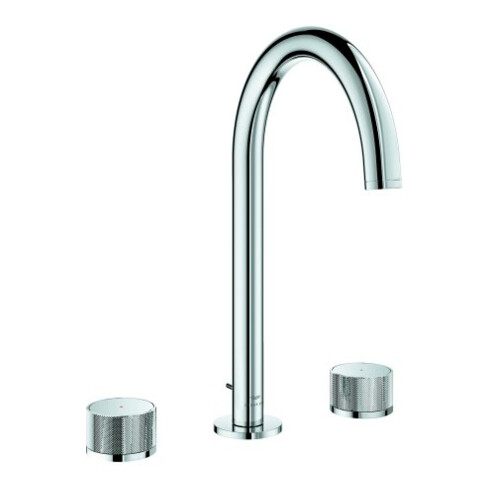 Grohe 3-Loch-Waschtischarmatur Atrio Priv. Coll. 1/2", L-Size, chrom