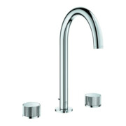 Grohe 3-Loch-Waschtischarmatur Atrio Priv. Coll. 1/2", L-Size, chrom