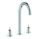 Grohe 3-Loch-Waschtischarmatur Atrio Priv. Coll. 1/2", L-Size, chrom-1