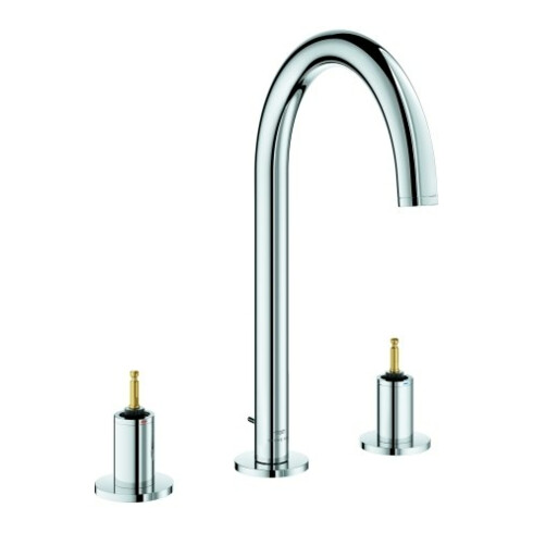 Grohe 3-Loch-Waschtischarmatur Atrio Priv. Coll. 1/2", L-Size, chrom