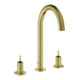 Grohe 3-Loch-Waschtischarmatur Atrio Priv. Coll. 1/2", L-Size, cool sunrise gebürstet-1