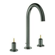 Grohe 3-Loch-Waschtischarmatur Atrio Priv. Coll. 1/2", L-Size, hard graphite gebürstet
