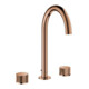Grohe 3-Loch-Waschtischarmatur Atrio Priv. Coll. 1/2", L-Size, warm sunset-1