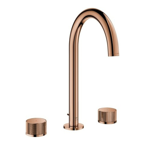 Grohe 3-Loch-Waschtischarmatur Atrio Priv. Coll. 1/2", L-Size, warm sunset
