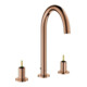 Grohe 3-Loch-Waschtischarmatur Atrio Priv. Coll. 1/2", L-Size, warm sunset-1
