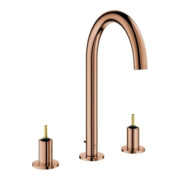 Grohe 3-Loch-Waschtischarmatur Atrio Priv. Coll. 1/2", L-Size, warm sunset