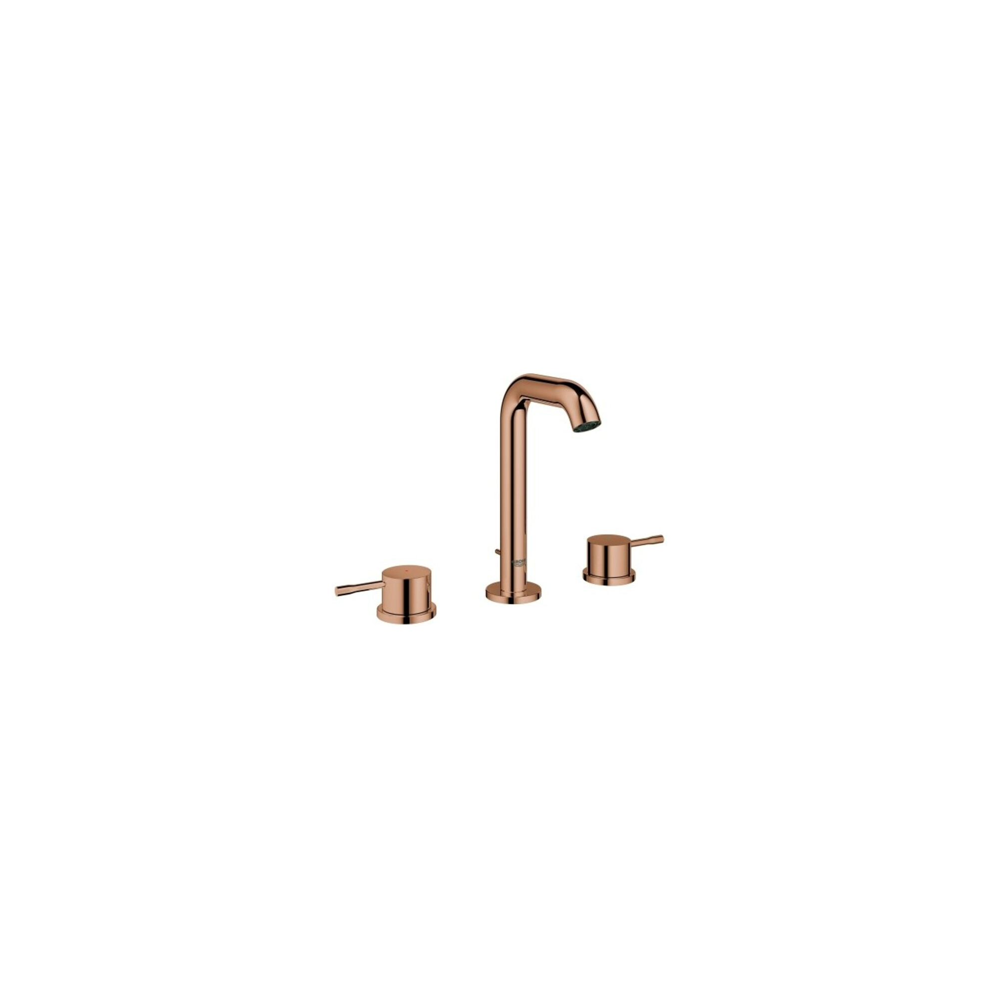 Grohe 3-Loch-Waschtischarmatur Essence 1/2", mit Ablaufgarnitur, warm sunset