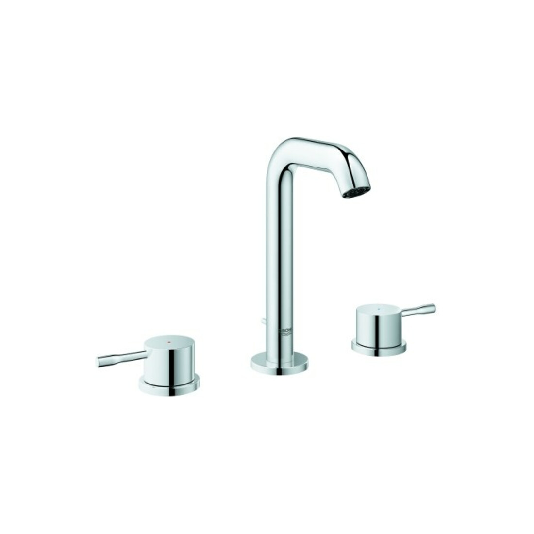 Grohe 3-Loch-Waschtischarmatur Essence chrom, mit Ablaufgarnitur