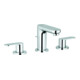 Grohe 3-Loch-Waschtischarmatur Eurosmart Cosmopolitan 1/2", mit Ablaufgarnitur, chrom-1