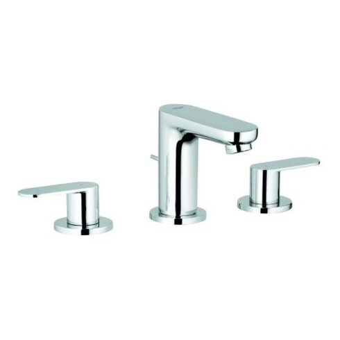 Grohe 3-Loch-Waschtischarmatur Eurosmart Cosmopolitan 1/2", mit Ablaufgarnitur, chrom