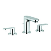 Grohe 3-Loch-Waschtischarmatur Eurosmart Cosmopolitan 1/2", mit Ablaufgarnitur, chrom