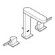 Grohe 3-Loch-Waschtischarmatur PLUS 1/2", Ablaufgarnitur, chrom-3