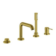 Grohe 4-Loch-Einhand-Wannenkombination Essence cool sunrise gebürstet