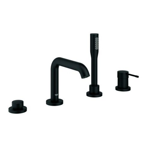 Grohe 4-Loch-Einhand-Wannenkombination Essence phantom black