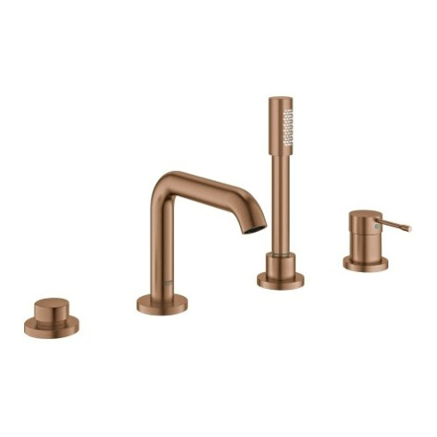 Grohe 4-Loch-Einhand-Wannenkombination Essence warm sunset gebürstet