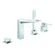Grohe 4-Loch-Wannen-Kombination Allure Brilliant P. C. Hebel mit Einlage, chrom-1