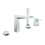 Grohe 4-Loch-Wannen-Kombination Allure Brilliant P. C. Hebel mit Einlage, supersteel