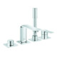 Grohe 4-Loch-Wannen-Kombination Allure Fliesenbankmontage, chrom-1