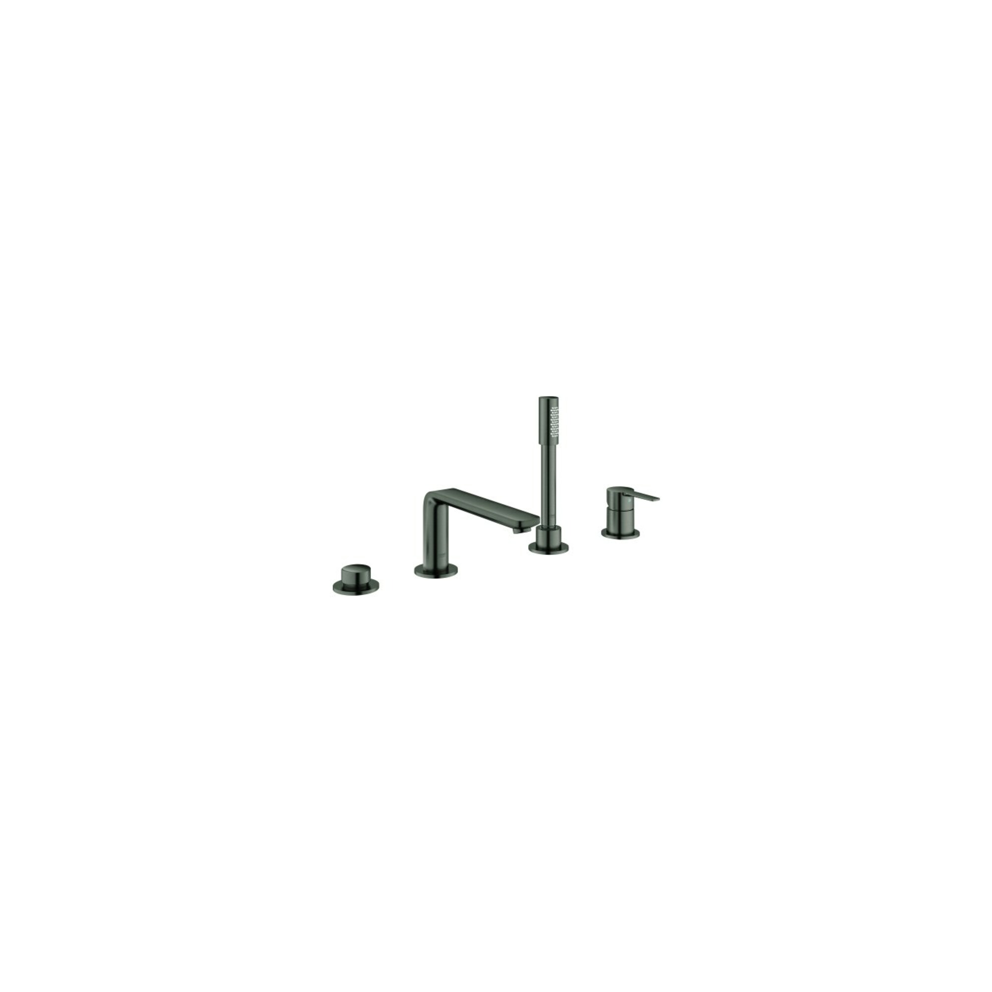 Grohe 4-Loch-Wannen-Kombination Lineare hard graphite gebürstet