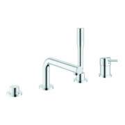 Grohe 4-Loch-Wannenkombination Concetto Ausl. Aufn. vormont., Umst. Wa./Br., chr