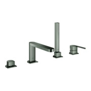Grohe 4-Loch-Wannenkombination PLUS hard graphite gebürstet
