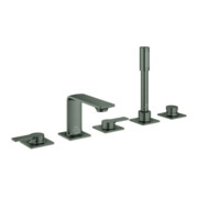 Grohe 5-Loch-Wannen-Kombination Allure Fliesenbankmont., hd graphite gebürstet