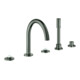 Grohe 5-Loch-Wannen-Kombination Atrio Priv. Coll. hard graphite gebürstet-1